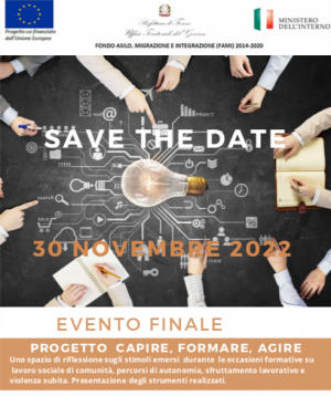 Evento finale del progetto Capire - Formare - Agire