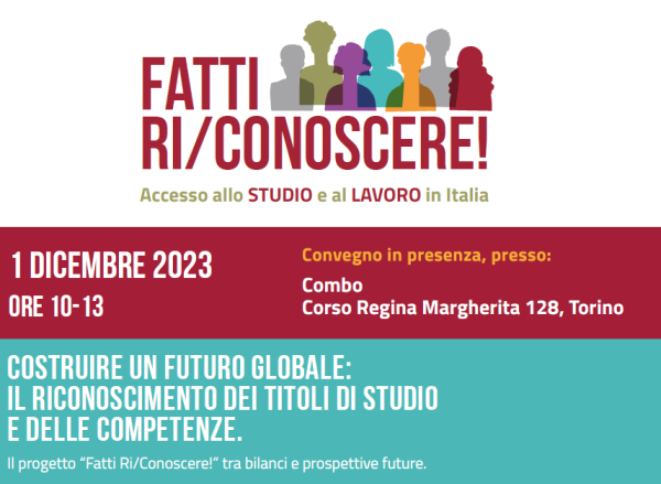Convegno Costruire un futuro globale: il riconoscimento dei titoli di studio e delle competenze | Progetto Fatti RiConoscere!