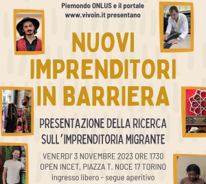 Nuovi imprenditori in Barriera - presentazione della ricerca